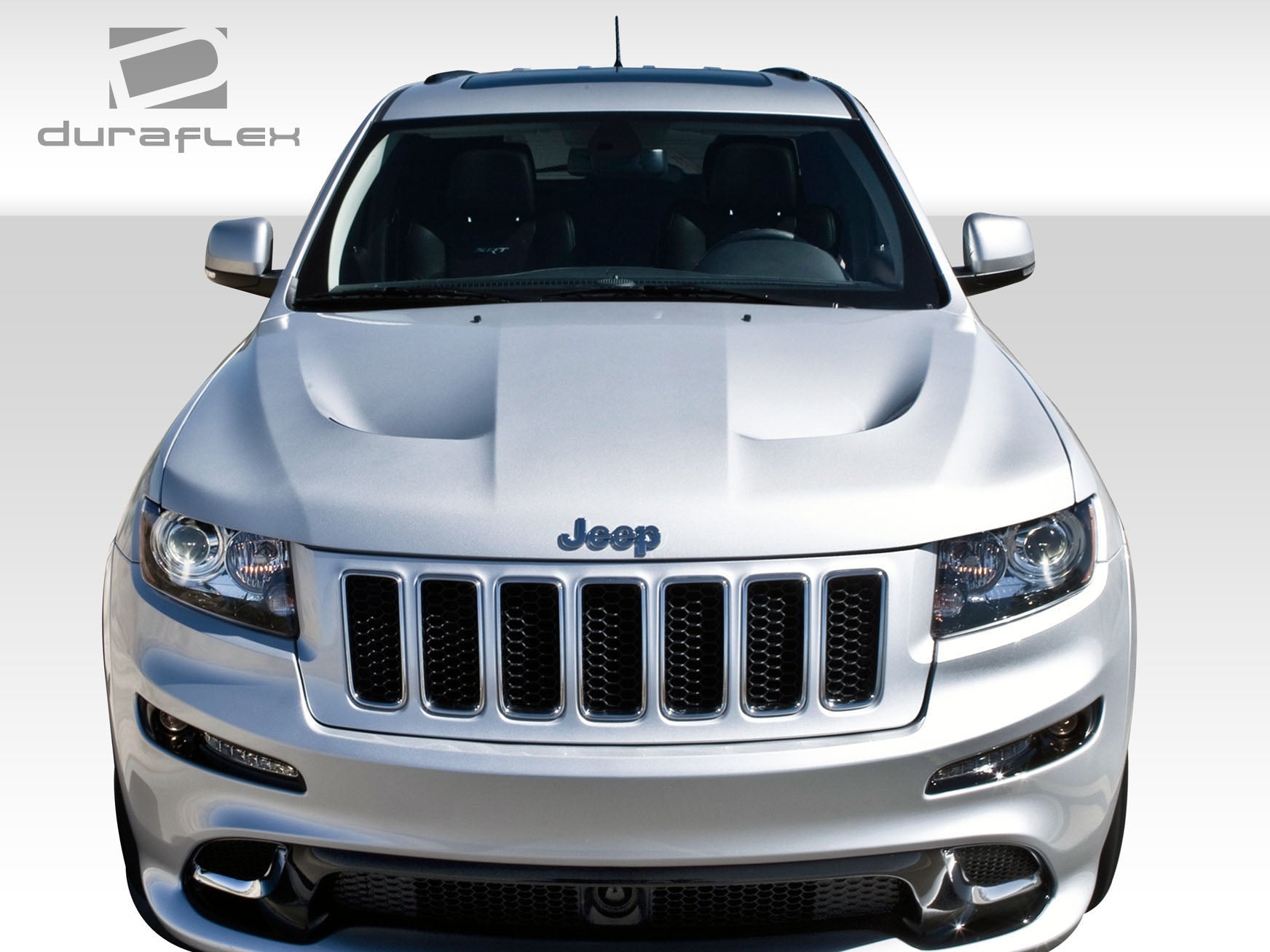Get the Stunning 2011 - 2022 Jeep Grand Cherokee Duraflex SRT Look One - Piece Hood