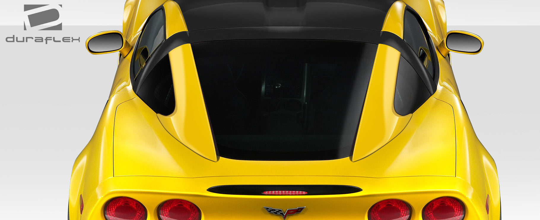 2005 - 2013 Chevrolet Corvette C6 Duraflex Stingray Look Window Rails - 2 Piece: A Must - Have Upgrade!