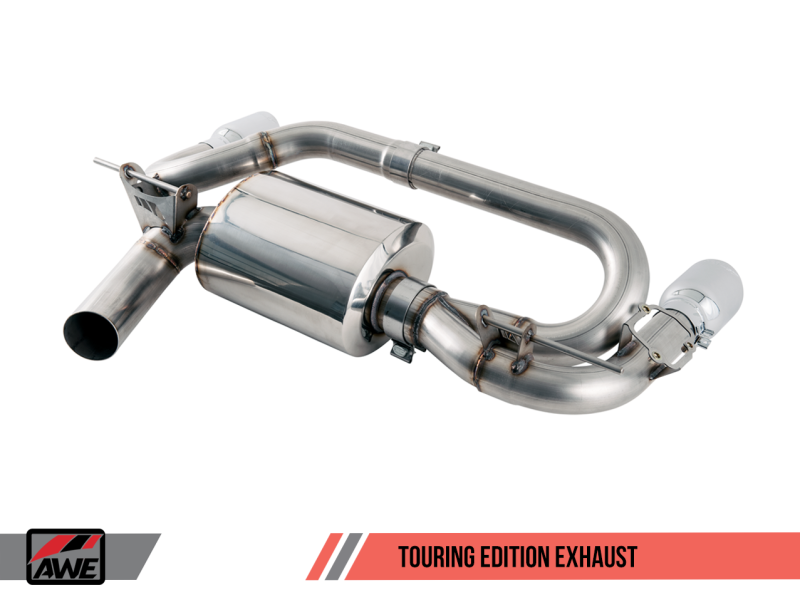 AWE Tuning BMW F22 M235i / M240i Touring Edition Axle-Back Exhaust - Stunning Diamond Black Tips (102mm)