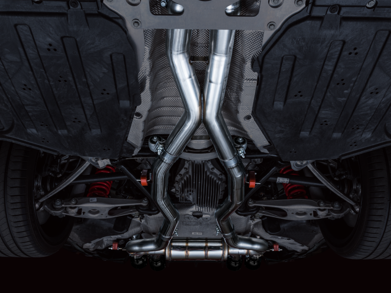 AWE SwitchPath Catback Exhaust with Diamond Black Tips - Perfect for BMW G8X M3/M4!