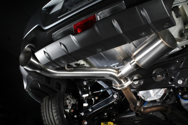 Perrin 2022 BRZ/GR86 Axle Back Exhaust SS - The Ultimate Single Side Exit with Helmholtz Chamber