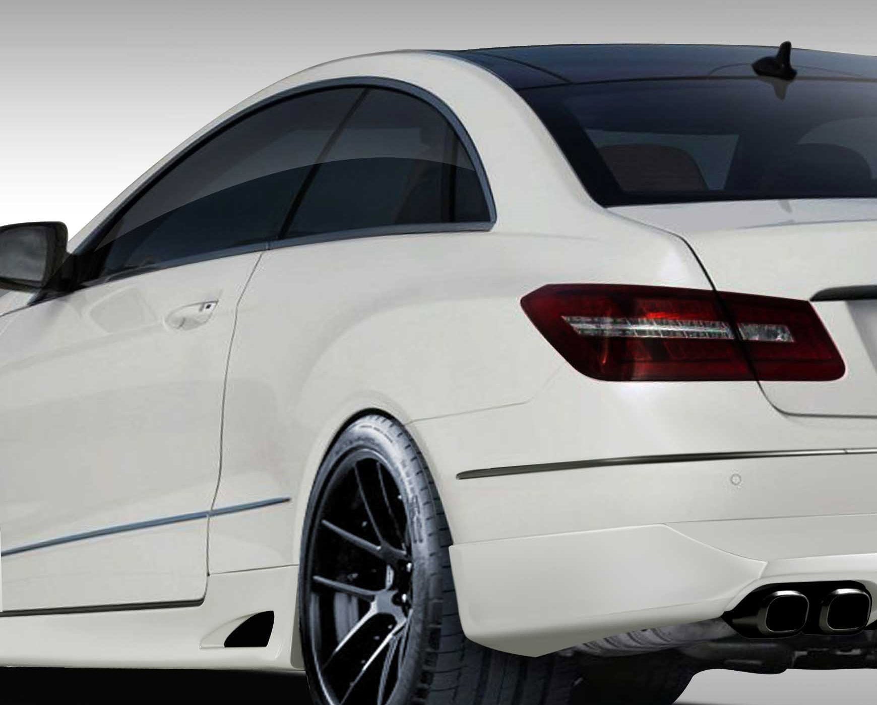 Upgrade Your 2010 - 2013 Mercedes E Class Convertible with Eros Version 1 Rear Bumper Spat Extensions!