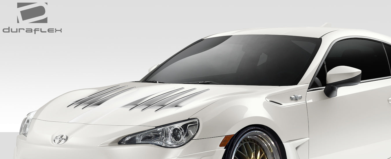 Revitalize Your Ride! 2013 - 2020 Scion FR - S, Toyota 86, Subaru BRZ Duraflex W - 1 One - Piece Hood