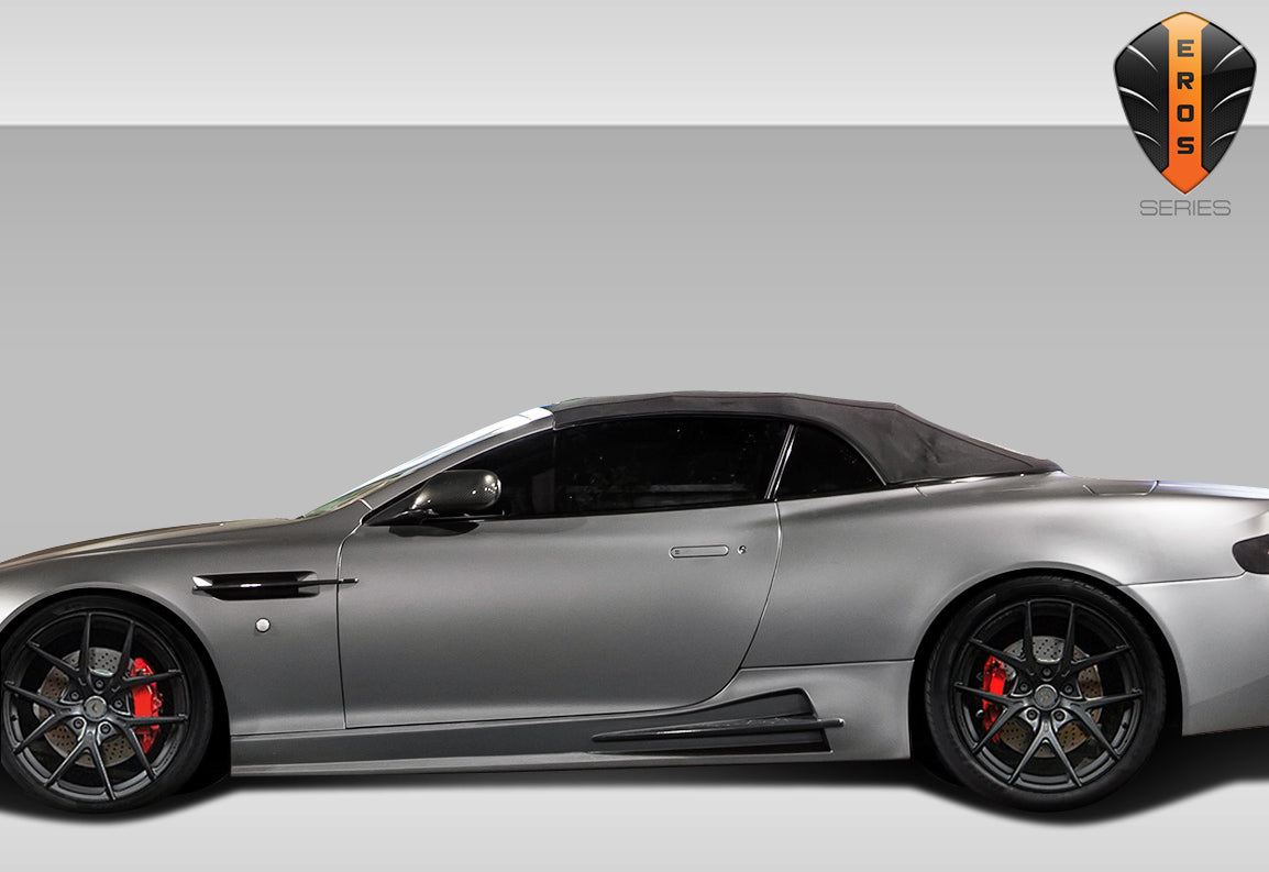 Enhance Your 2004 - 2012 Aston Martin DB9 or DBS with Eros Version 1 Side Skirt Rocker Panels - 2 Piece Set