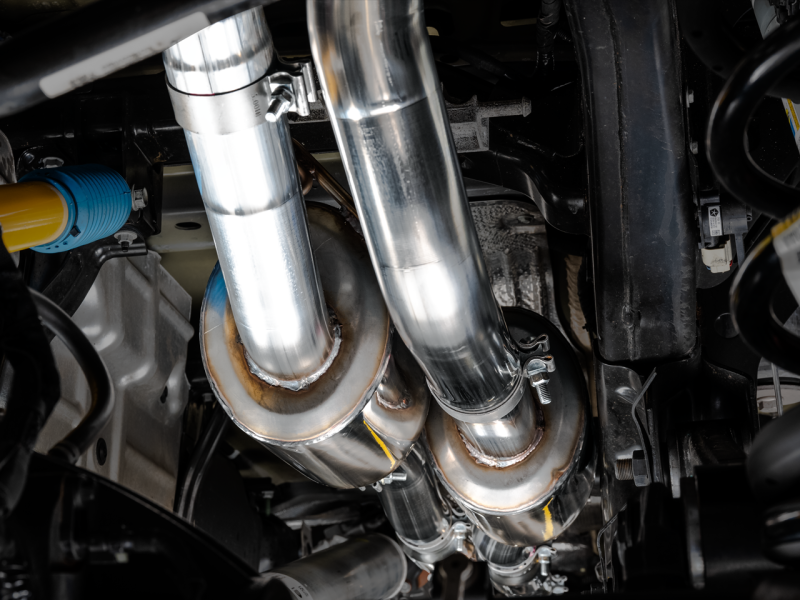 AWE Tuning 2021 - 2024 RAM 1500 TRX 0FG Cat - Back Exhaust with Stunning Diamond Black Tips