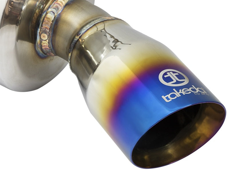 aFe POWER Takeda: Transform Your 2016 - 2021 Honda Civic with Dual - Exit Exhaust & Blue Tips