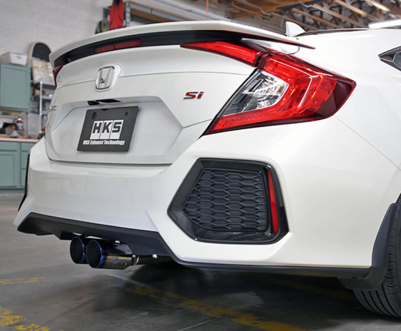 Rev Up Your Ride with HKS 17+ Honda Civic Si Sedan (FC) Hi-Power Muffler Exhaust