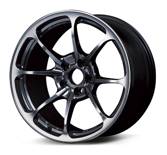 Get Your Set of 4 Volk Racing NE24 18x9.5 Wheels in Stunning Shining Black Metal!