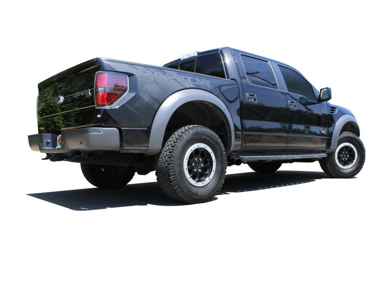 aFe Rebel Series Front Side Exit Stainless Steel Exhaust with Black Tips for 2010 - 2014 Ford F150 Ecoboost V8 6.2L