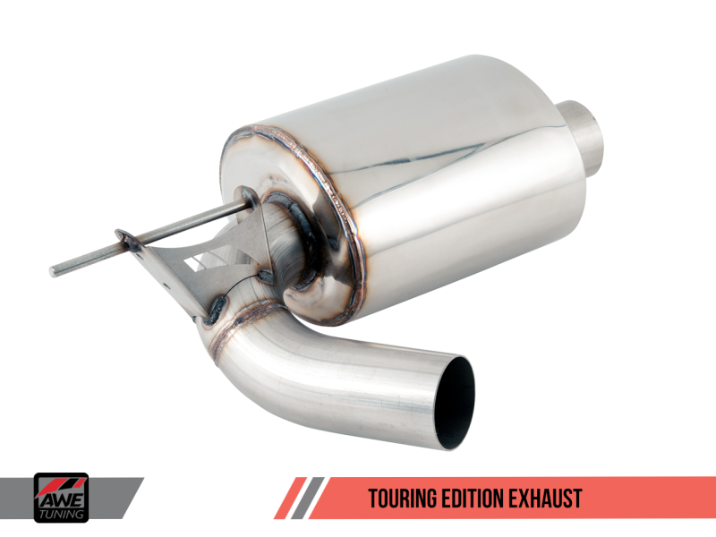 AWE Tuning BMW F3X 340i Touring Edition Axle-Back Exhaust - Stunning Diamond Black Tips (90mm)
