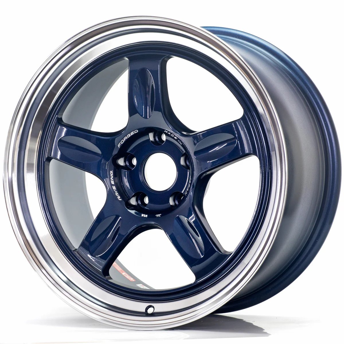 Don't Miss Out! Volk Racing 21C 18x9.5 5x114.3 ET20 MAG BLUE/RIM DC - Set of 4 Wheels
