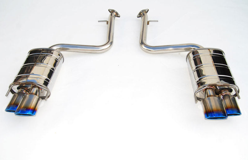 Incredible Invidia 15+ Lexus RC350/200T Titanium Quad Rolled Tip Axel - Back Exhaust: Upgrade Your Ride Now!