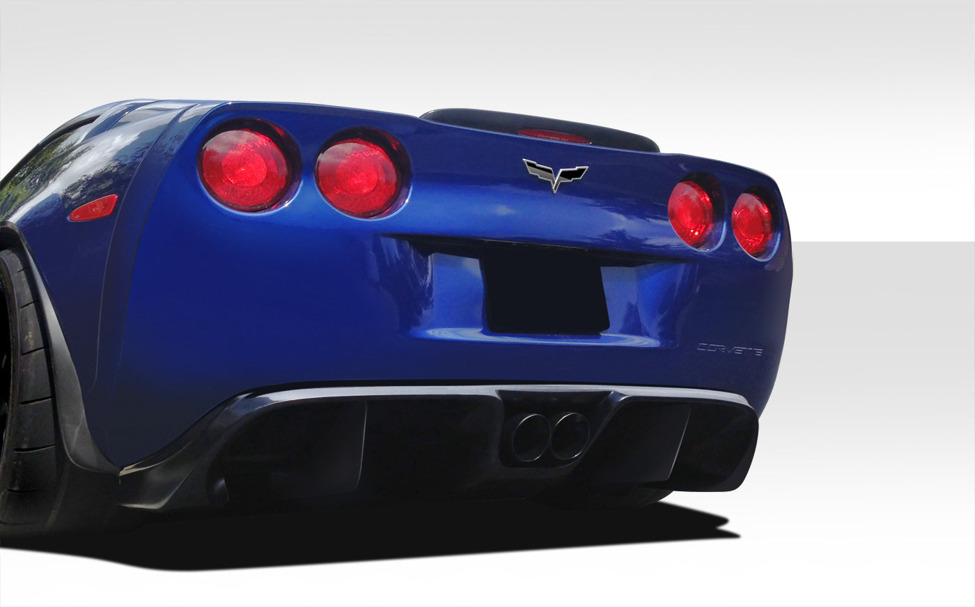 Rev Up Your 2005 - 2013 Chevrolet Corvette C6 with Duraflex GT Racing 5 - Piece Rear Diffuser