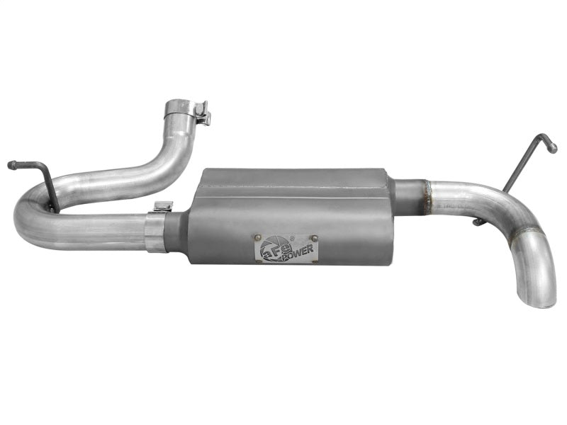 aFe Scorpion Axle Back Aluminized Hi - Tuck Exhaust System for 07 - 17 Jeep Wrangler JK V6 3.6/3.8L - Unleash Your Jeep's Power!