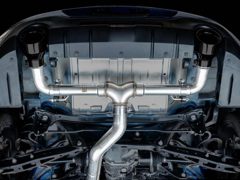 AWE Subaru BRZ / Toyota GR86 / Toyota 86 Track Edition Cat-Back Exhaust - Stunning Diamond Black Tips
