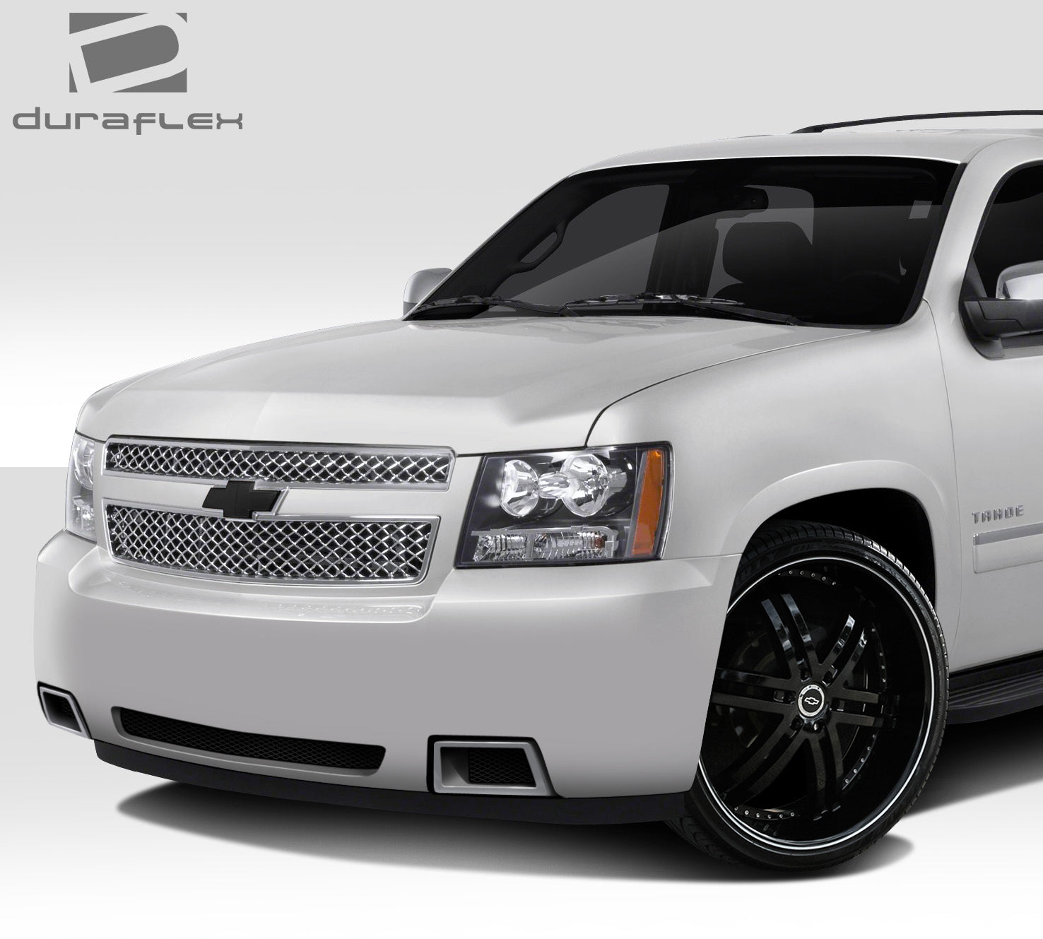 Upgrade Your 2007 - 2014 Chevrolet Tahoe, Suburban, Avalanche with Duraflex SS Look Front Bumper Cover!