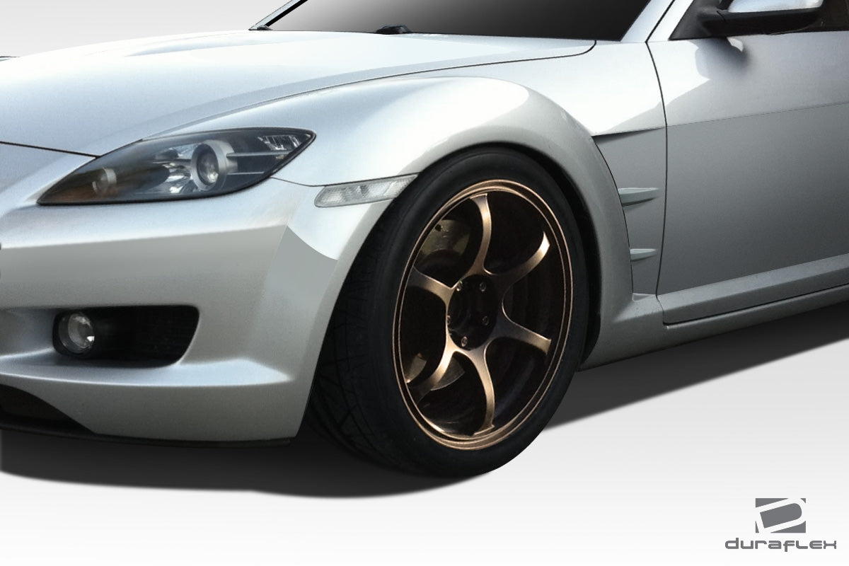 Upgrade Your 2004 - 2008 Mazda RX - 8 with Duraflex M - Speed Front Fenders (2 Piece Set)