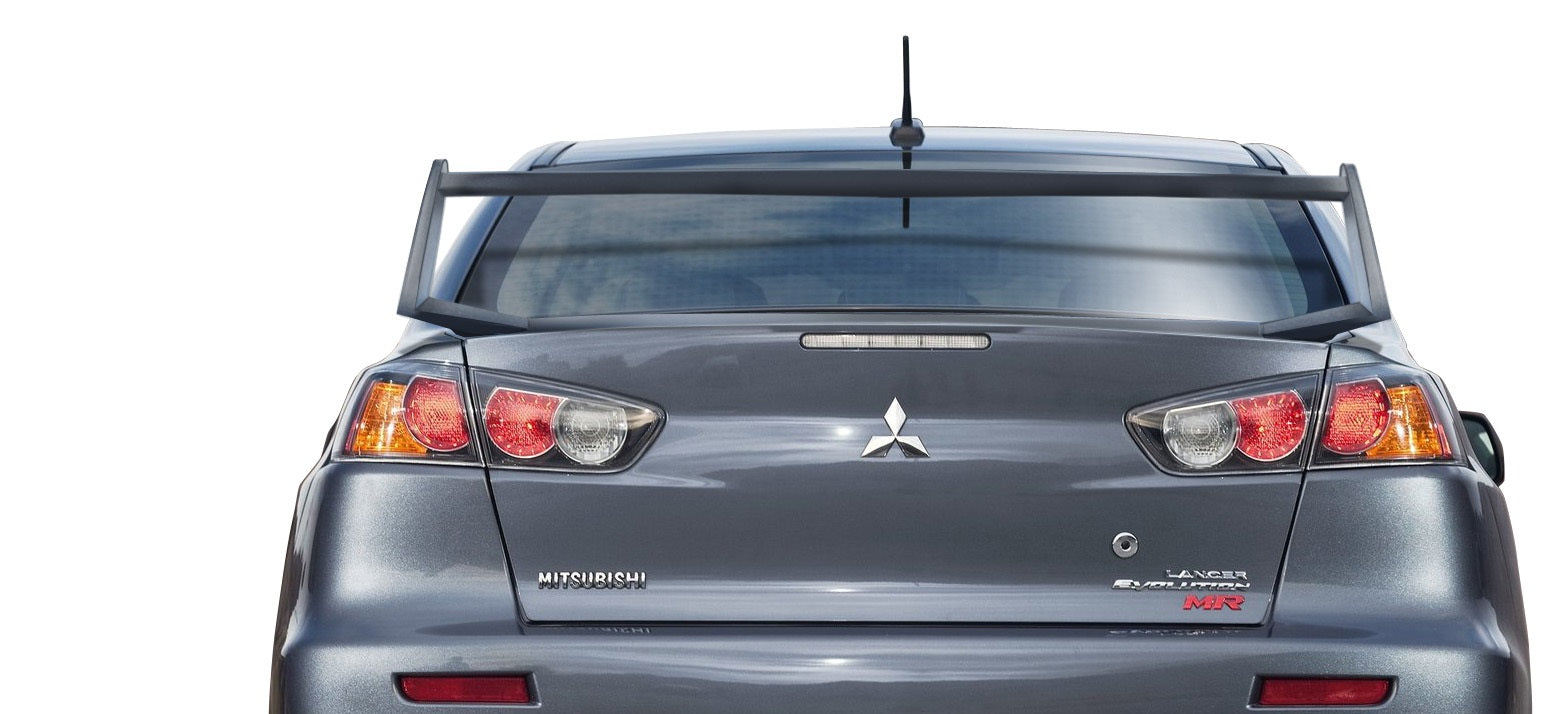 Unleash Style: 2008 - 2017 Mitsubishi Lancer & Lancer Evolution 10 Duraflex Vortex One - Piece Wing Trunk Lid Spoiler