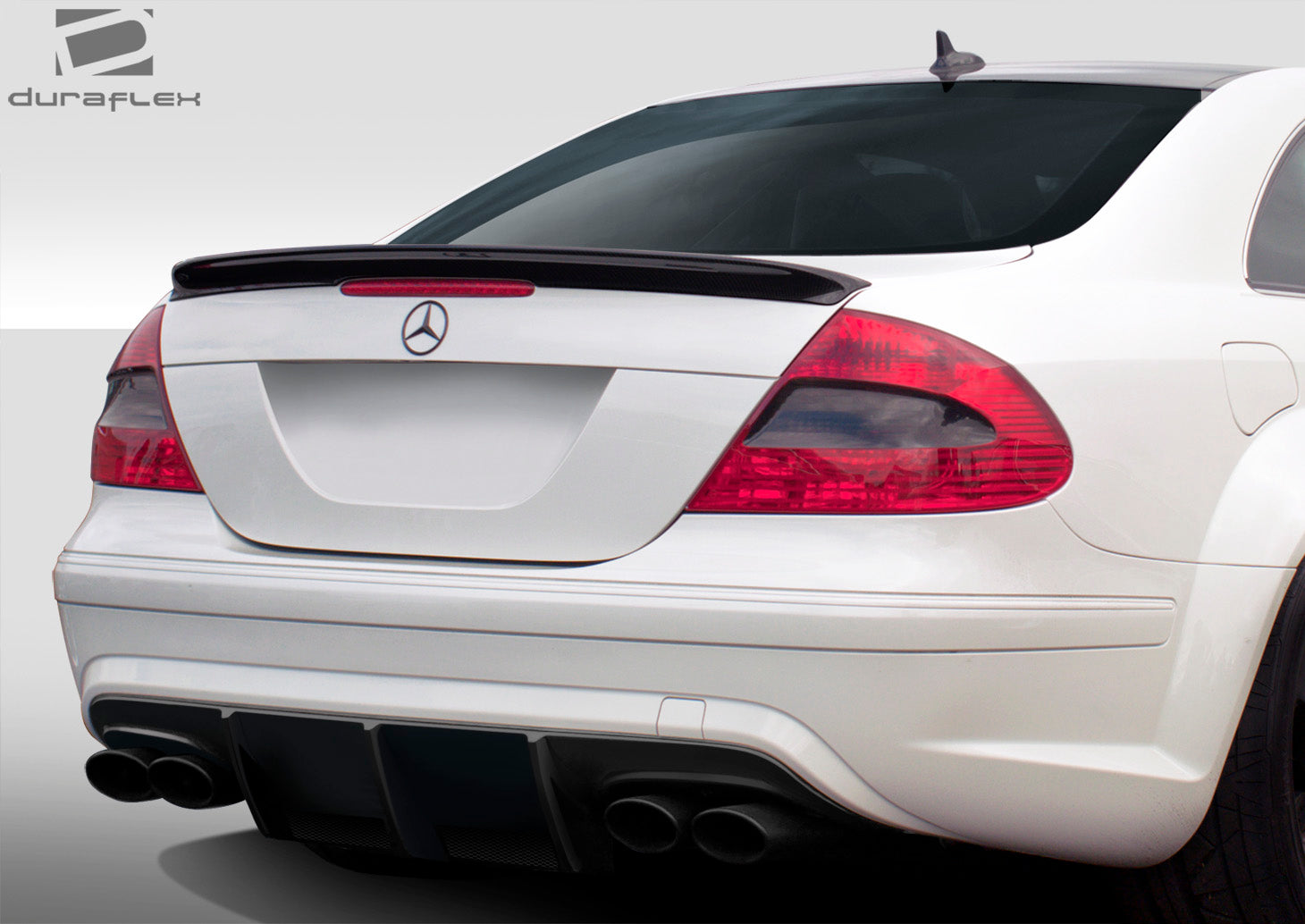Upgrade Your 2003 - 2009 Mercedes CLK W209 with Duraflex Black Series Look Wide Body Rear Bumper Cover!