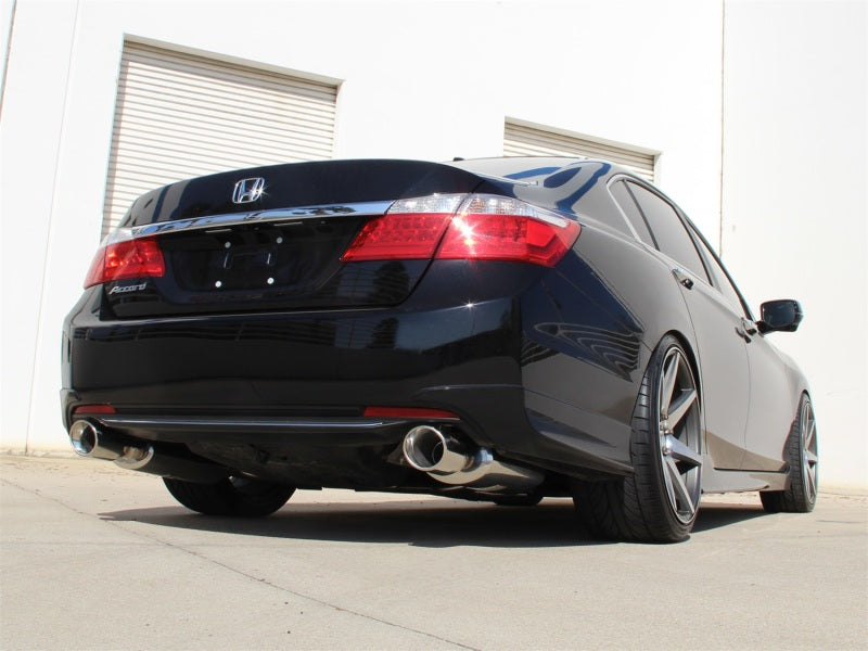 Rev Up Your Honda Accord: aFe Takeda 304SS Dual Cat-Back Exhaust with Polished Tips for 2013 - 2017 L4 2.4L Sedans
