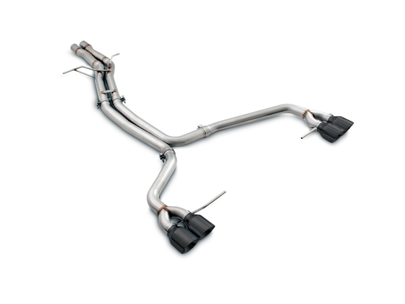 AWE Tuning Porsche Macan Touring Edition Exhaust System - Stunning Diamond Black 102mm Tips