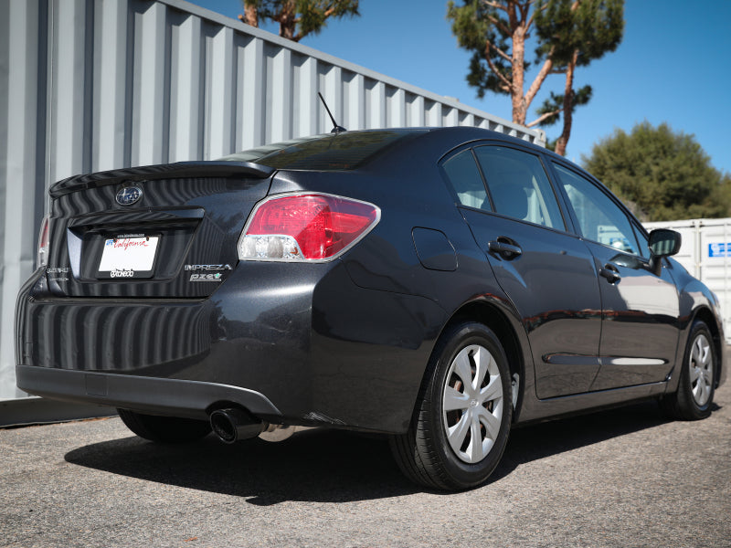 aFe POWER Takeda - Unleash Your 2012 - 2016 Subaru Impreza 2.0L with 2.5in 304SS CB Exhaust and Black Tips