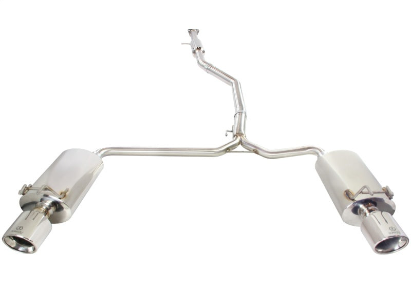 Rev Up Your Honda Accord: aFe Takeda 304SS Dual Cat-Back Exhaust with Polished Tips for 2013 - 2017 L4 2.4L Sedans