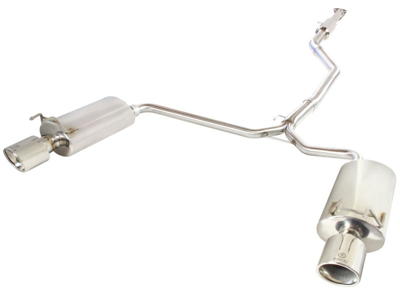 Rev Up Your Honda Accord: aFe Takeda 304SS Dual Cat-Back Exhaust with Polished Tips for 2013 - 2017 L4 2.4L Sedans
