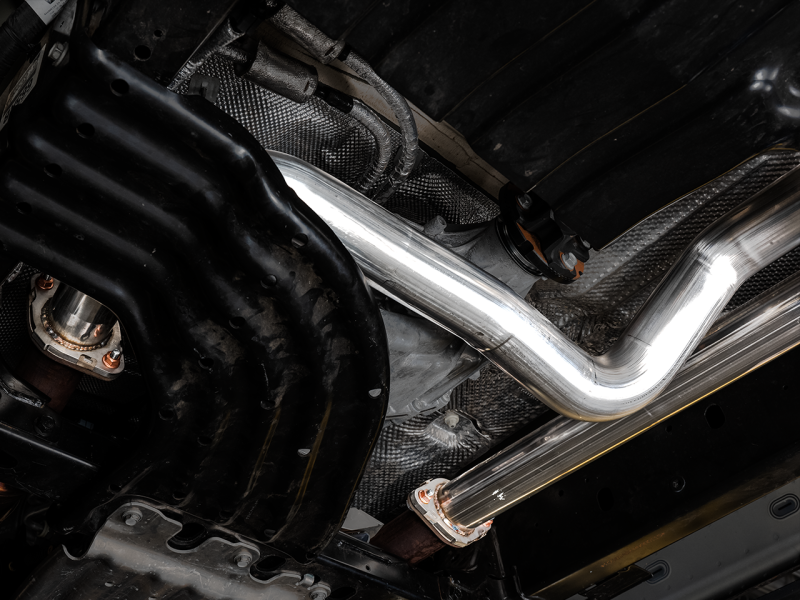 AWE Tuning 2021 - 2024 RAM 1500 TRX 0FG Cat - Back Exhaust with Stunning Diamond Black Tips