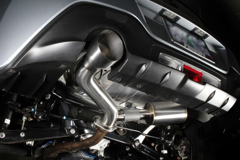 Perrin 2022 BRZ/GR86 Axle Back Exhaust SS - The Ultimate Single Side Exit with Helmholtz Chamber