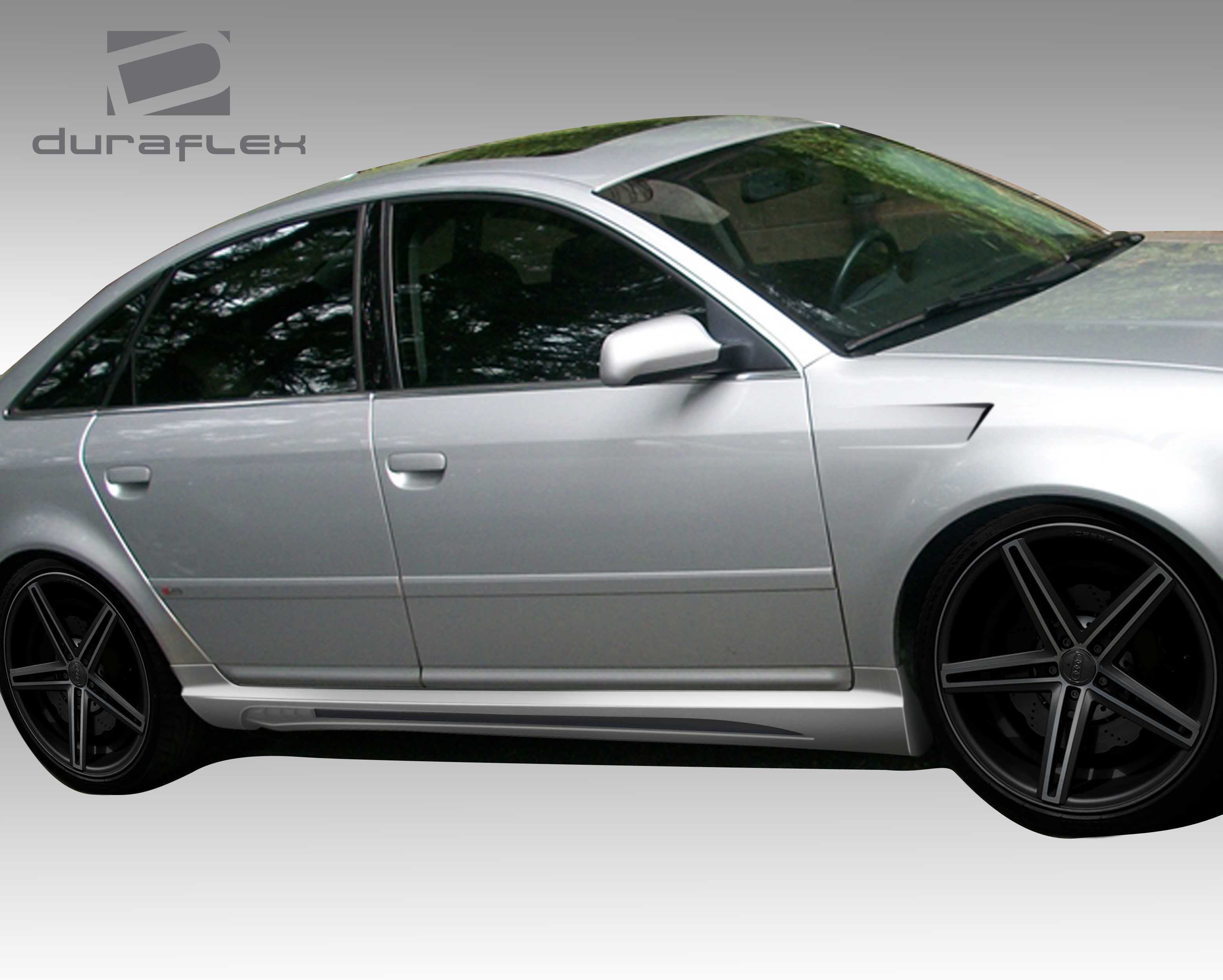 Enhance Your 1998 - 2004 Audi A6 C5 with Duraflex CT - R Side Skirt Rocker Panels (2 Piece Set)
