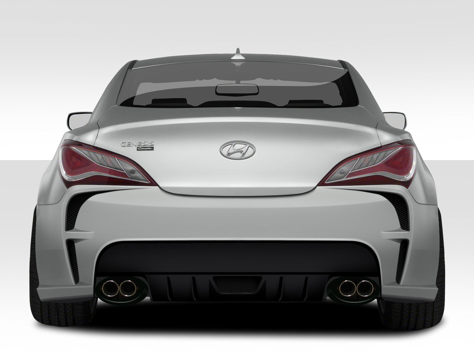 Revamp Your 2010 - 2016 Hyundai Genesis Coupe 2DR with Duraflex VG - R 1 - Piece Rear Bumper Cover