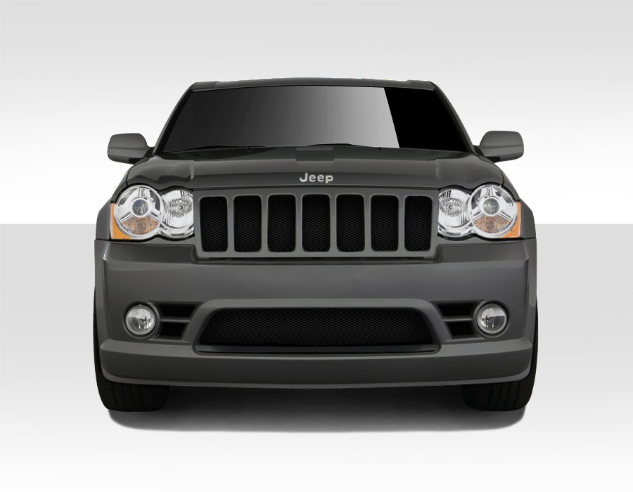 Unleash the Power! 2008 - 2010 Jeep Grand Cherokee Duraflex SRT Look 1 - Piece Front Bumper Cover