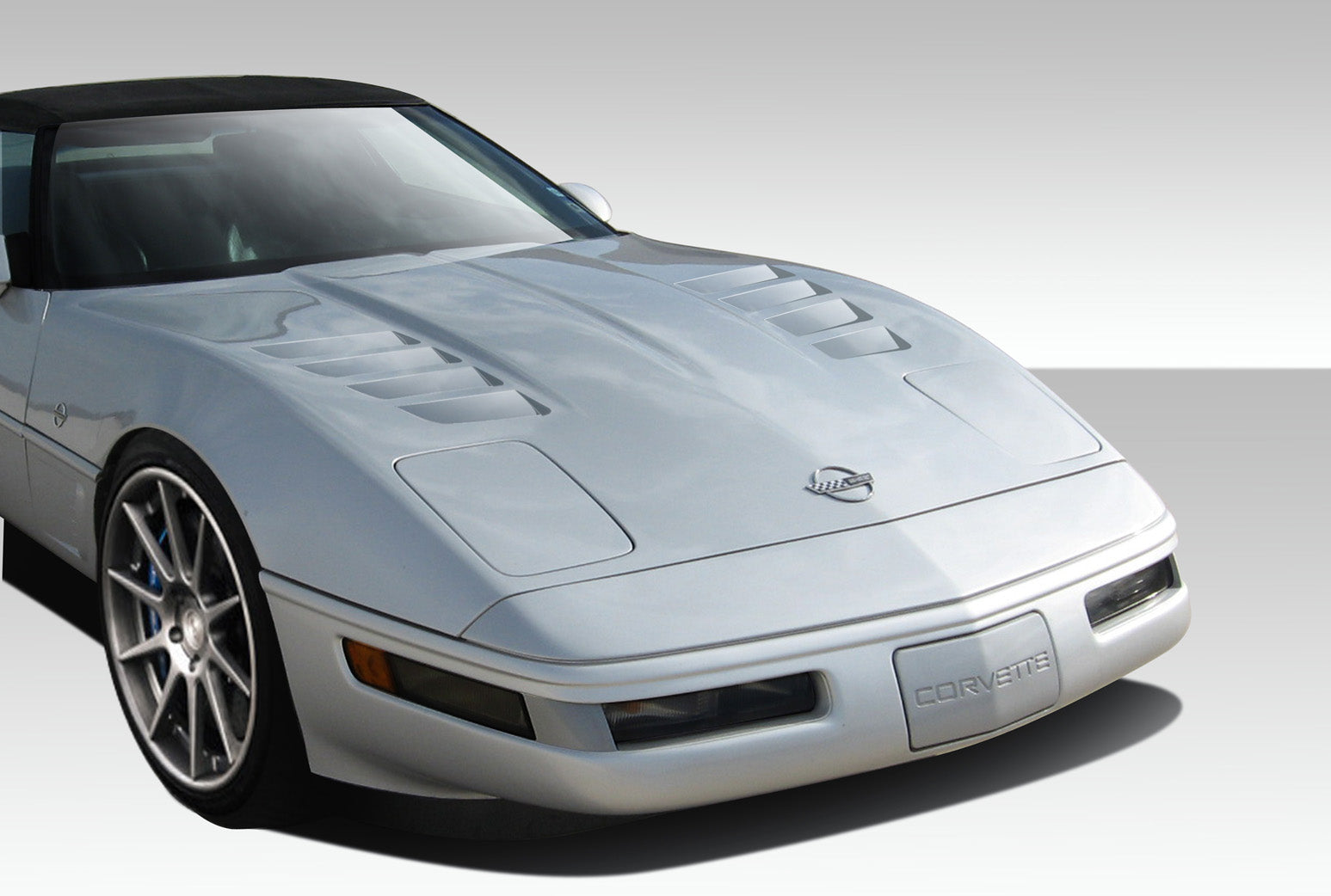 1985 - 1996 Chevrolet Corvette C4 Duraflex GT Concept One - Piece Hood: A Must - Have Upgrade!