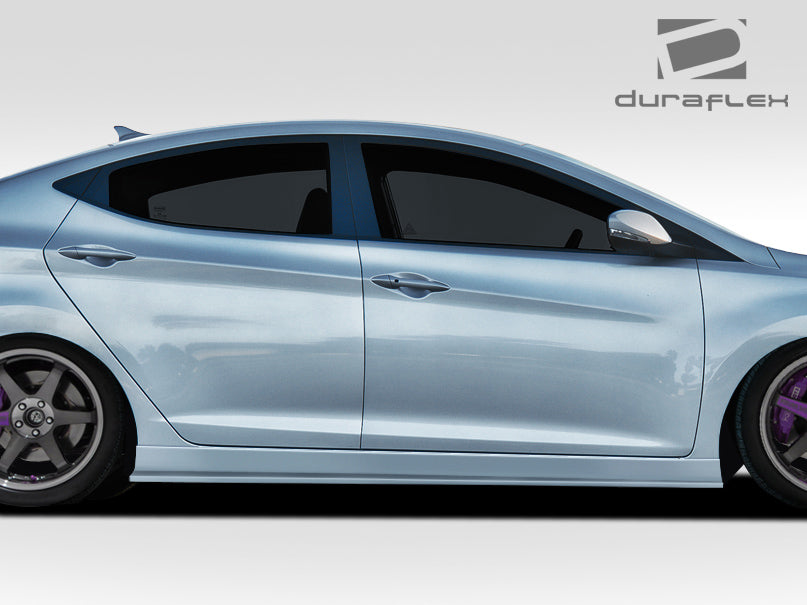 Rev Up Your 2011 - 2015 Hyundai Elantra with Duraflex Racer 2 - Piece Side Skirt Rocker Panels