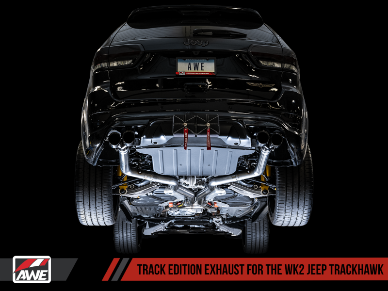 AWE Tuning 2020 Jeep Grand Cherokee SRT/Trackhawk Track Edition Exhaust: Raw, Rowdy, and Ready to Roar!