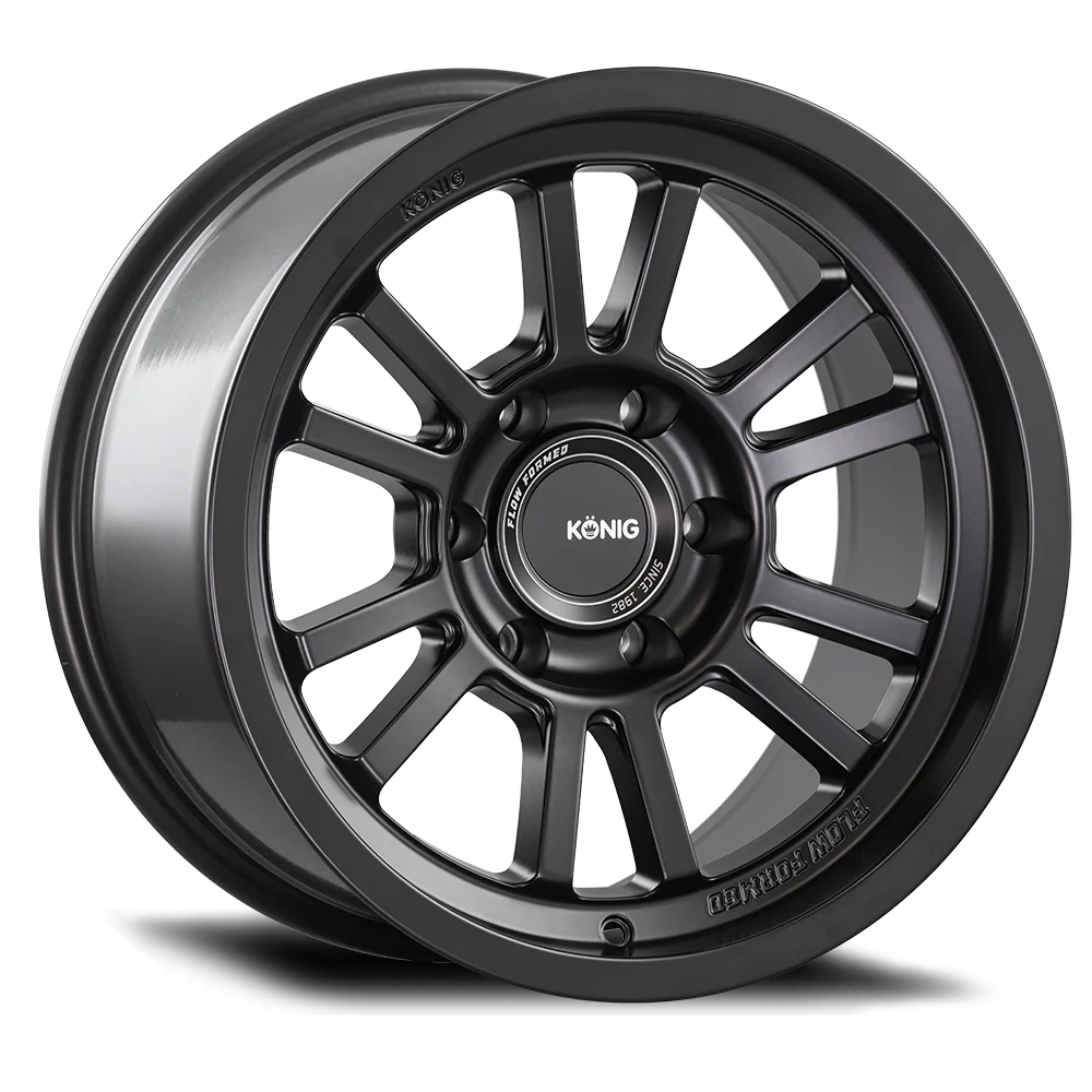 KONIG HT1 18x9 Wheels - Stunning Matte Black Finish!