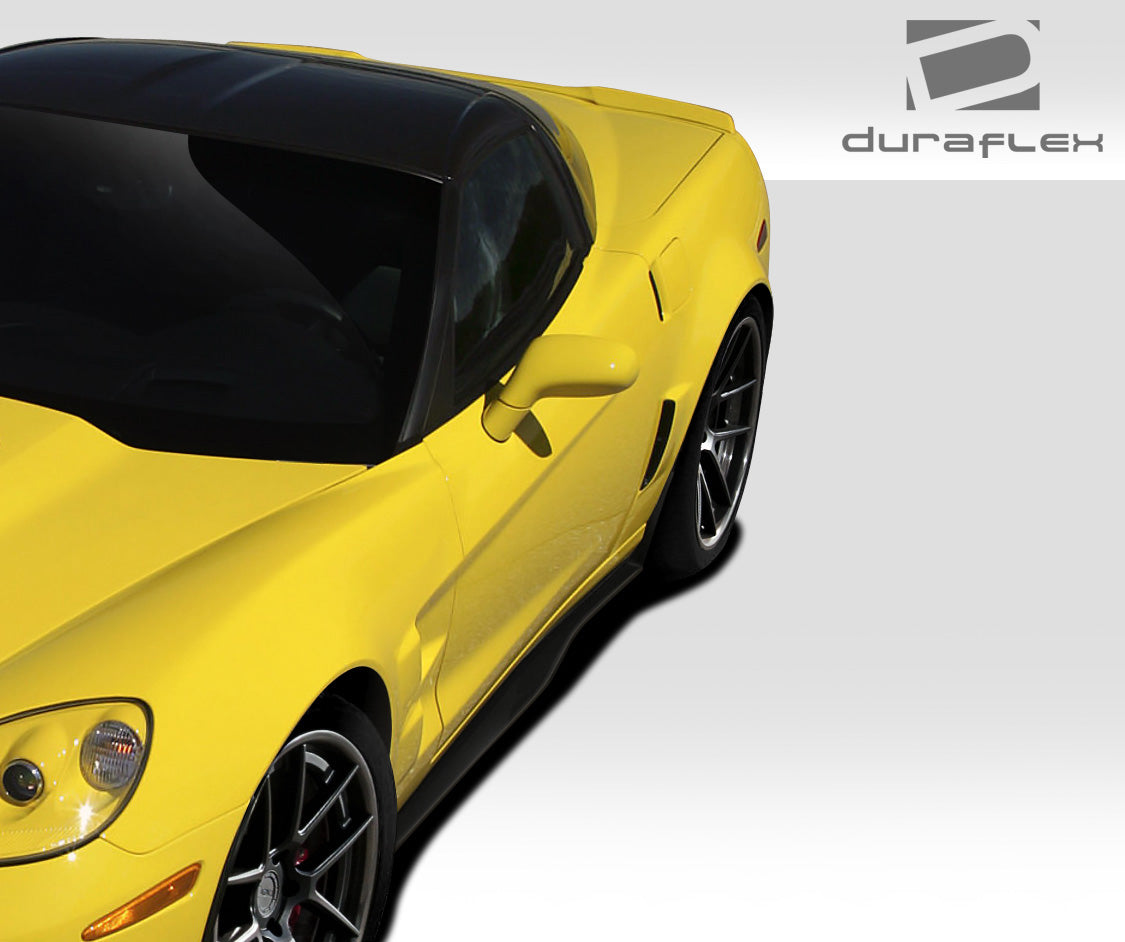 Upgrade Your 2005 - 2013 Chevrolet Corvette C6 with Duraflex Stingray Z Side Skirt Rocker Panels - 2 Piece Set