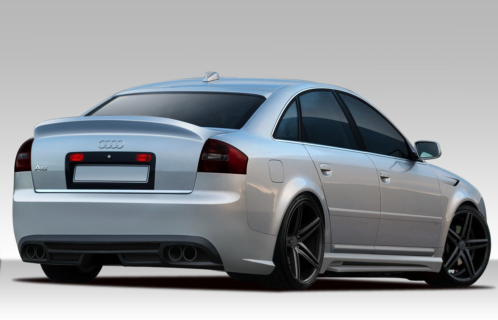 Get the Stunning 1998 - 2004 Audi A6 C5 Duraflex CT - R One - Piece Rear Bumper Cover Now!