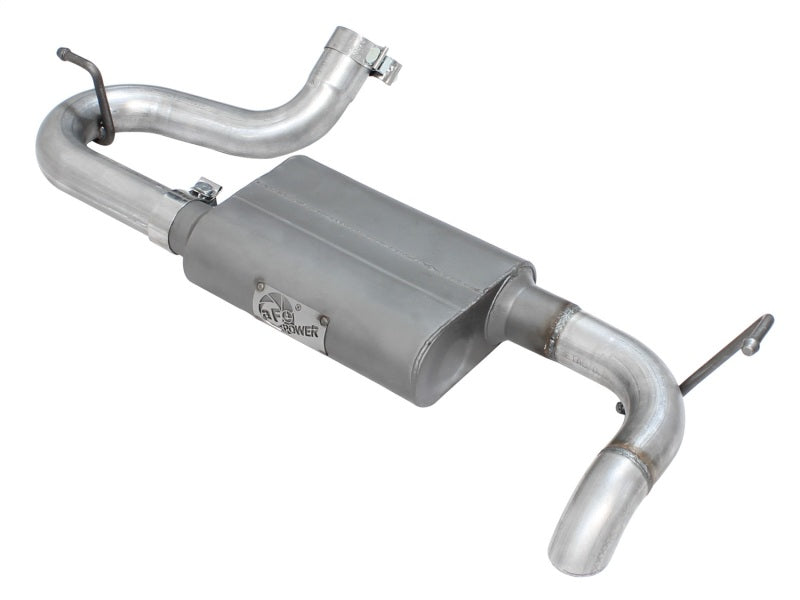 aFe Scorpion Axle Back Aluminized Hi - Tuck Exhaust System for 07 - 17 Jeep Wrangler JK V6 3.6/3.8L - Unleash Your Jeep's Power!