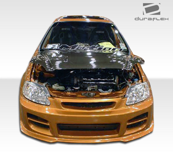 Transform Your 1999 - 2000 Honda Civic 2DR with Duraflex R34 4 - Piece Body Kit!