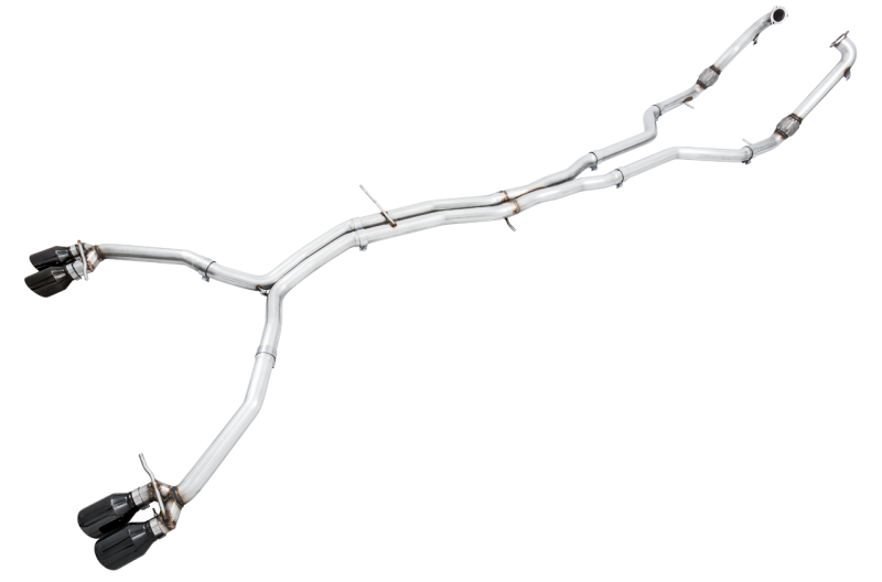 AWE Tuning Audi B9 S5 Coupe 3.0T Track Edition Exhaust - Stunning Diamond Black Tips (102mm)