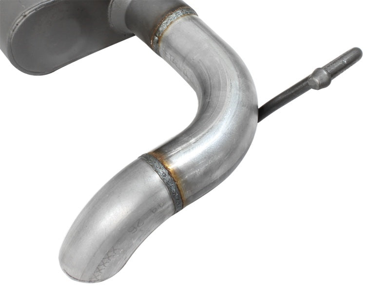 aFe Scorpion Axle Back Aluminized Hi - Tuck Exhaust System for 07 - 17 Jeep Wrangler JK V6 3.6/3.8L - Unleash Your Jeep's Power!