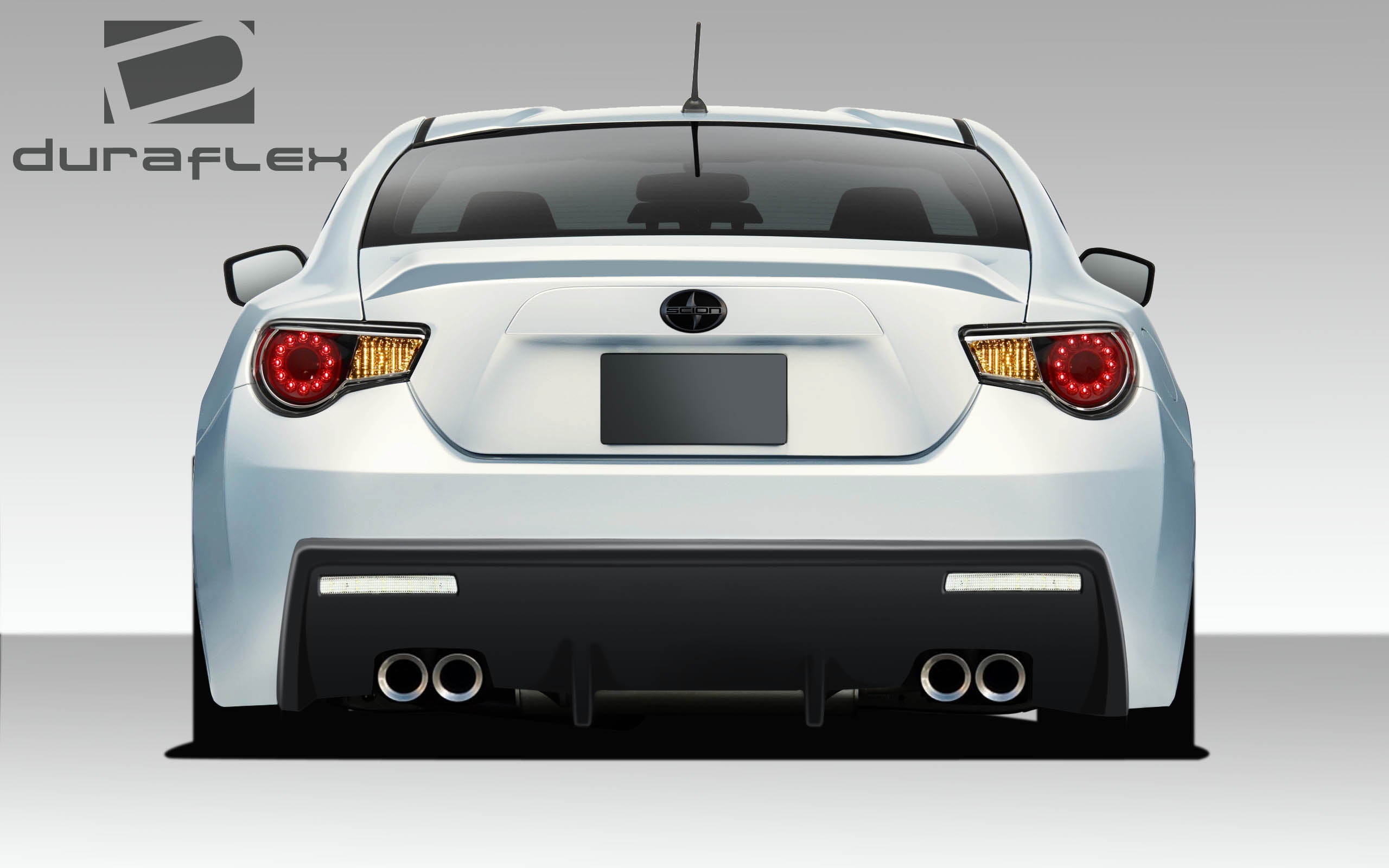 Upgrade Your Ride! 2013 - 2020 Scion FR - S, Toyota 86, Subaru BRZ Duraflex 86 - R Rear Bumper Cover