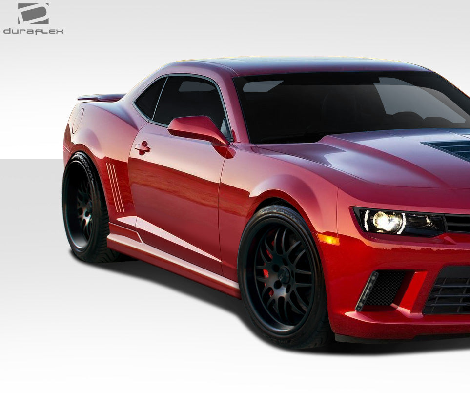 Enhance Your 2010 - 2015 Chevrolet Camaro with Duraflex GT Concept Side Skirt Rocker Panels - 2 Piece Set