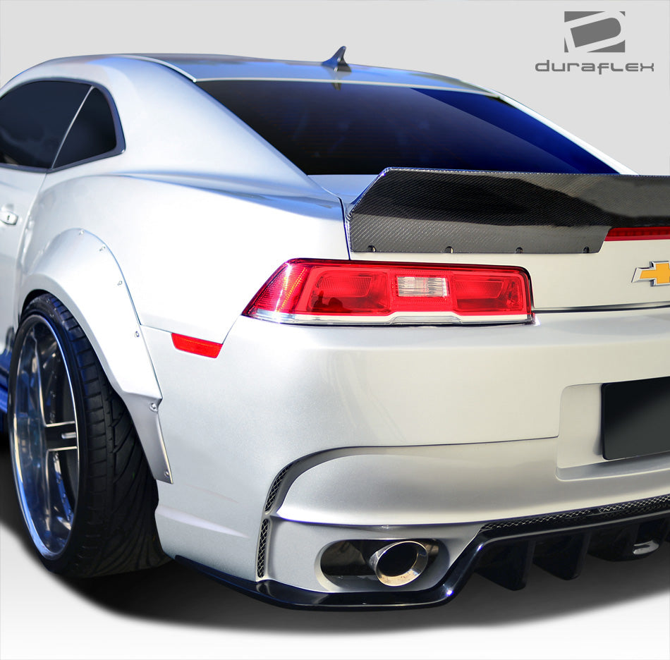 Unleash the Beast: 2010 - 2015 Chevrolet Camaro Duraflex GT Concept Wide Rear Fender Flares (+50mm) - 2 Piece Set