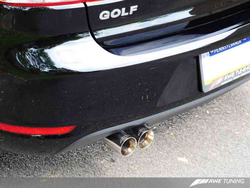 AWE Tuning 2.5L Golf/Rabbit Catback Performance Exhaust - Unleash Your Engine's Potential!