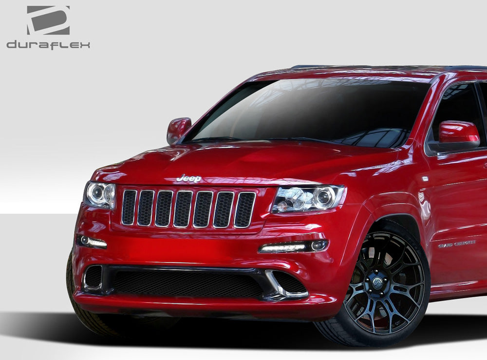 Upgrade Your 2011 - 2013 Jeep Grand Cherokee with Duraflex SRT Look Front Bumper Cover!