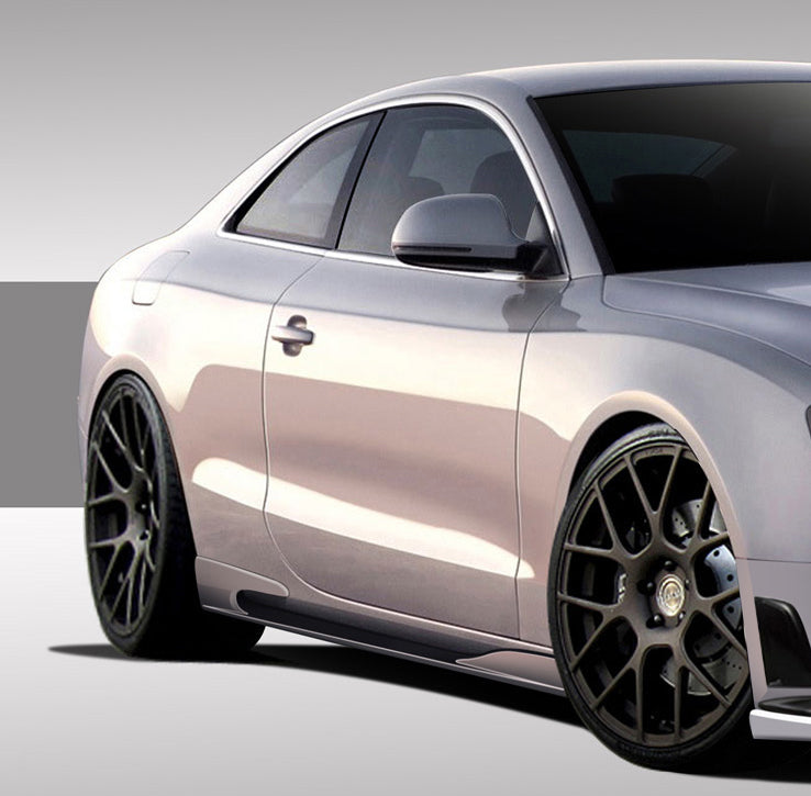 Unleash Style: 2008 - 2016 Audi A5 S5 B8 Eros Version 1 2 - Piece Side Skirt Rocker Panels