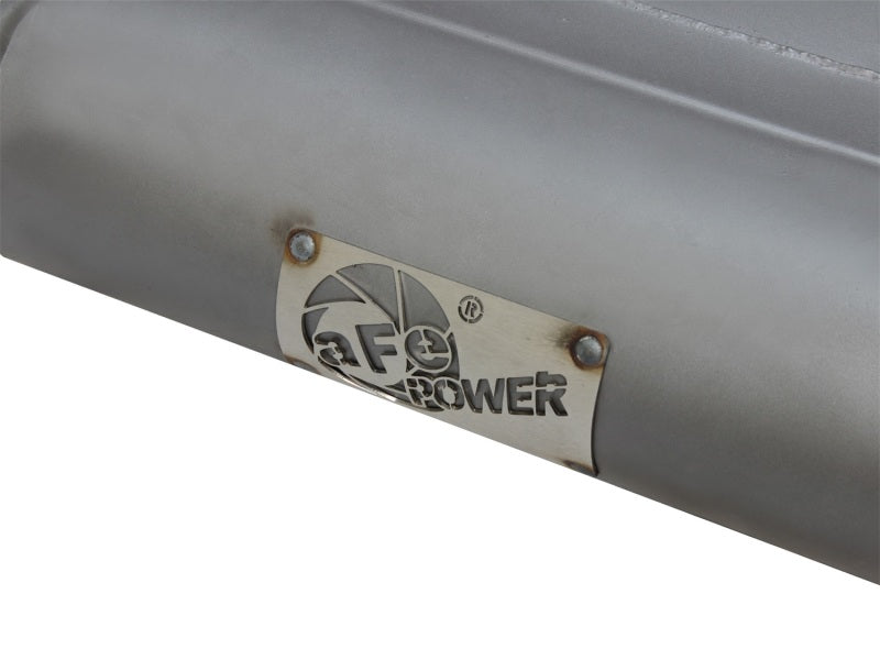 aFe Scorpion Axle Back Aluminized Hi - Tuck Exhaust System for 07 - 17 Jeep Wrangler JK V6 3.6/3.8L - Unleash Your Jeep's Power!